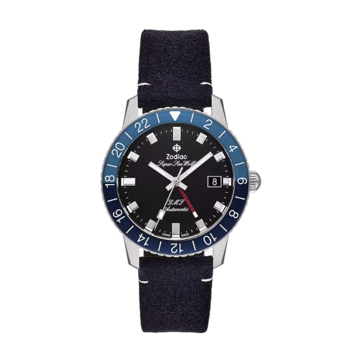 Zodiac Super Sea Wolf Blueberry Strap 40 mm Watch