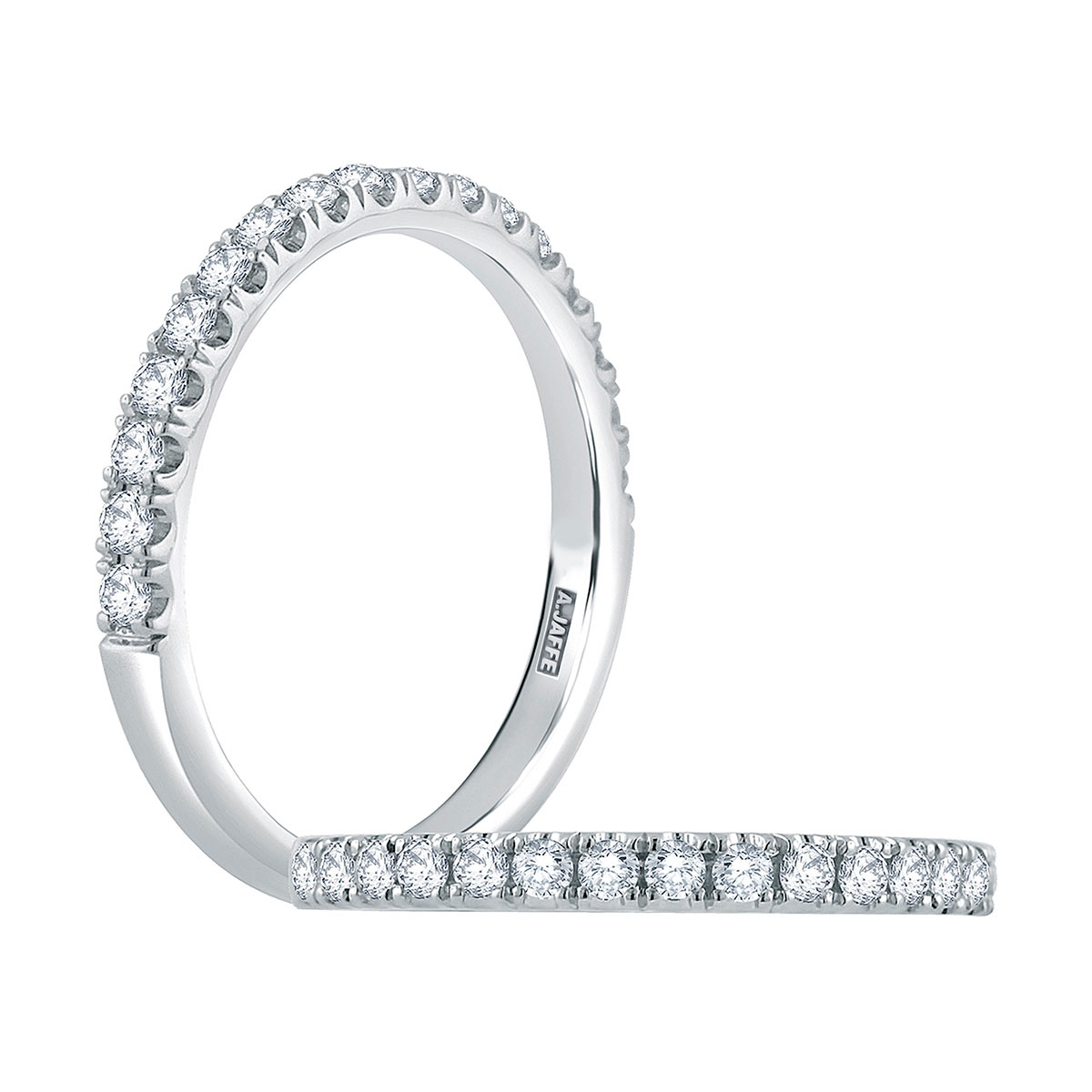 A. Jaffe Classics Empire Legacy Diamond Wedding Band in White Gold