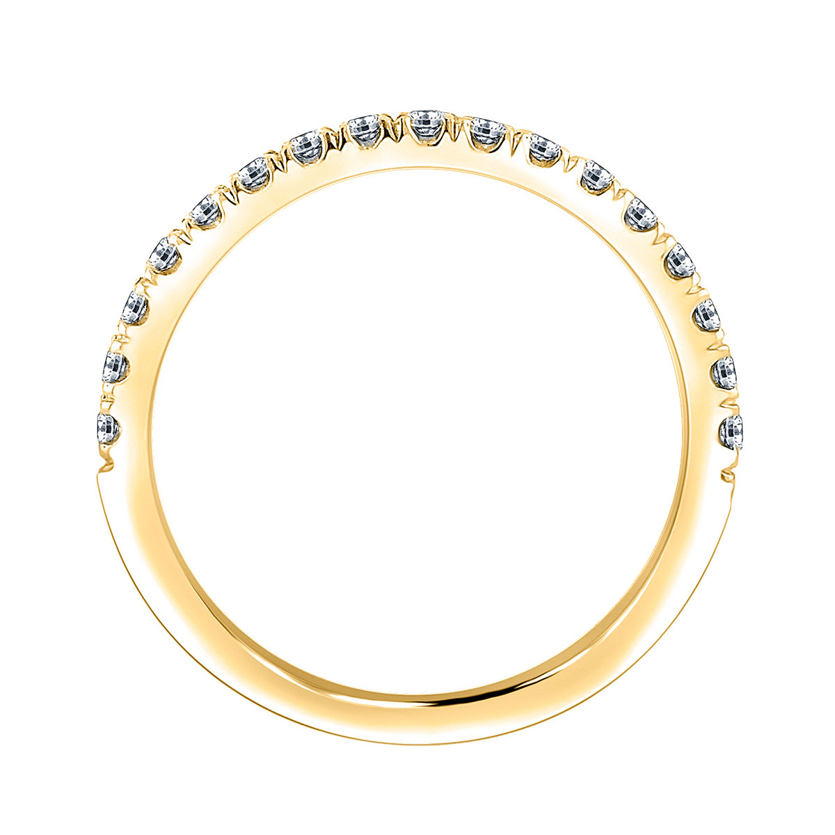 A. Jaffe Classics Empire Legacy Diamond Wedding Band in Yellow Gold