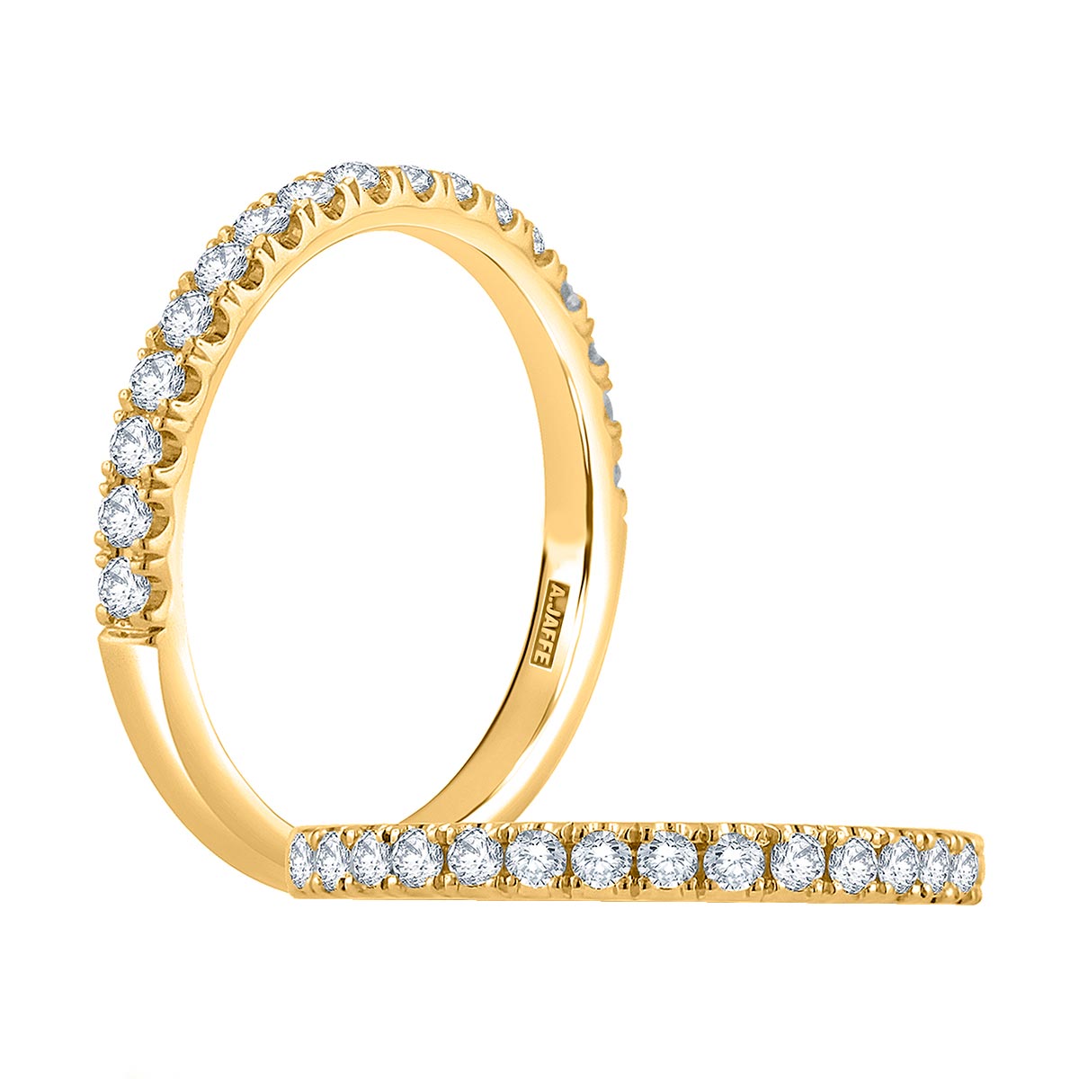 A. Jaffe Classics Empire Legacy Diamond Wedding Band in Yellow Gold