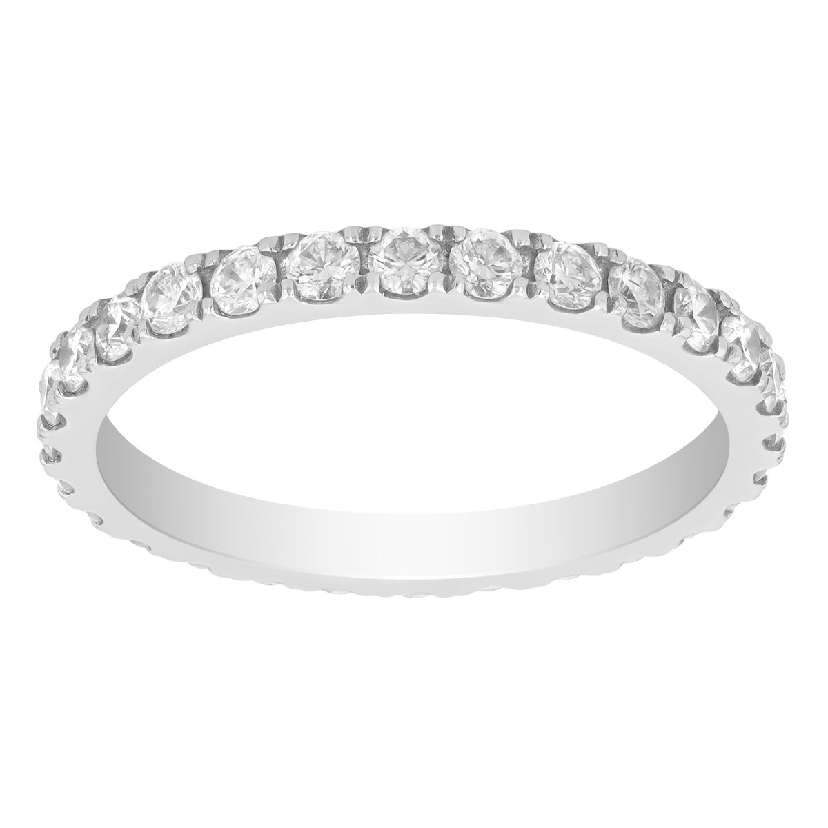 Diamond Eternity Wedding Ring in White Gold