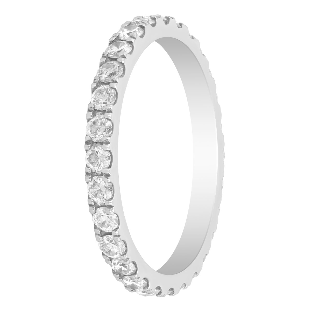 Diamond Eternity Wedding Ring in White Gold