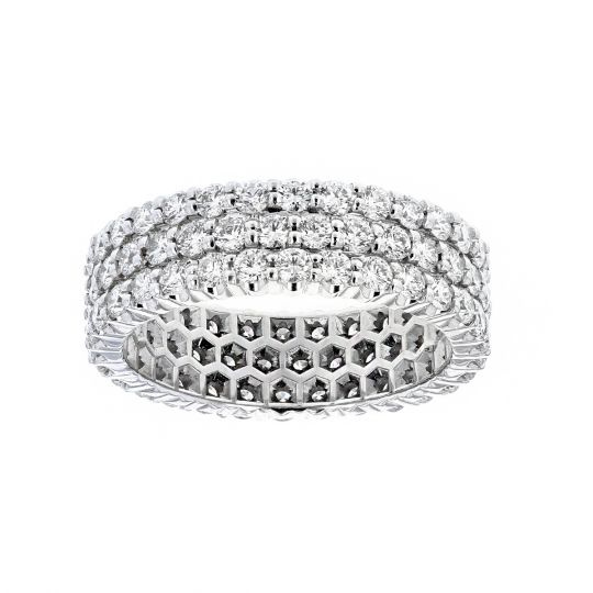 triple eternity band ring
