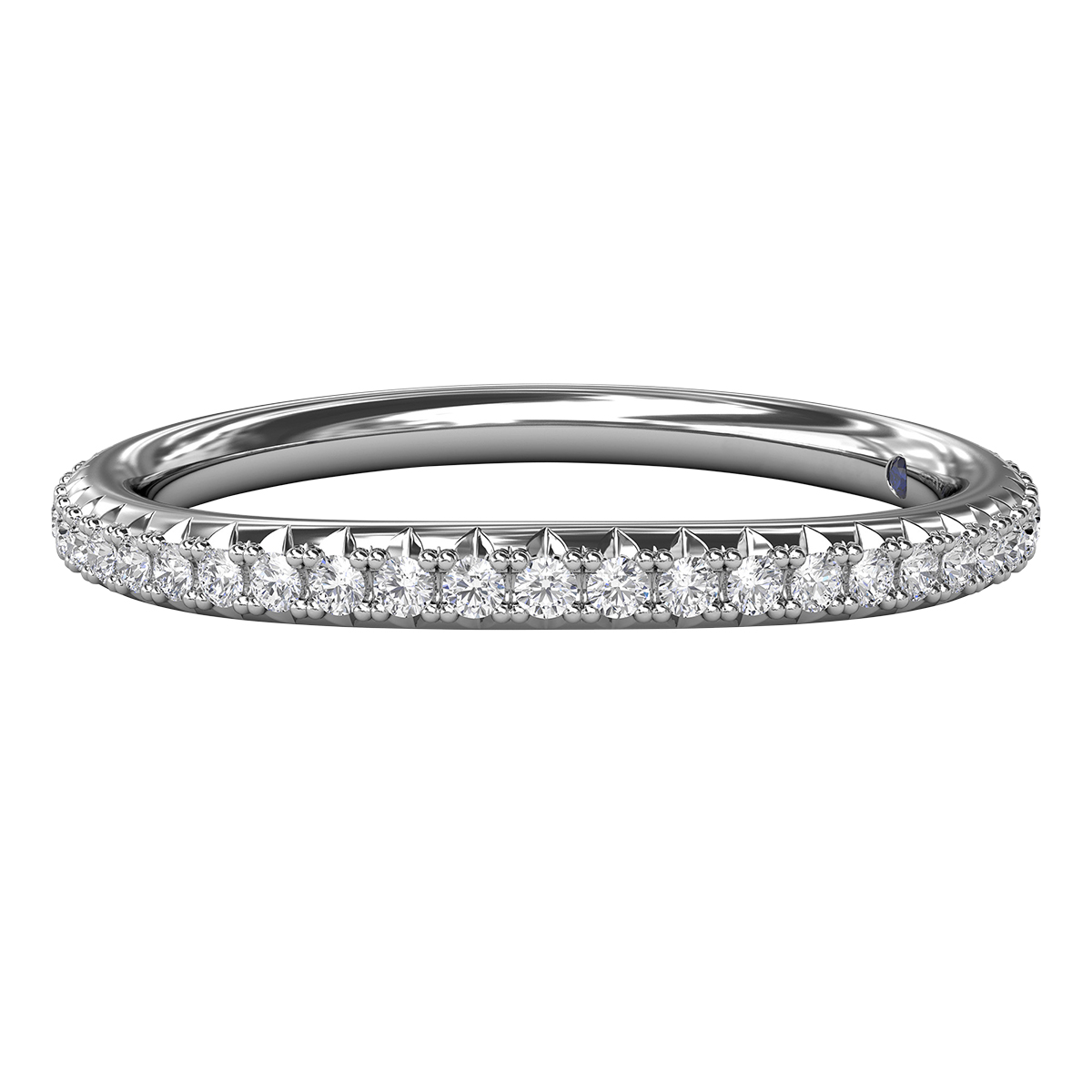 14K White Gold Band