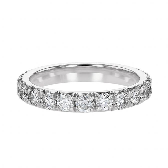 James Allen Diamond Eternity Band In 14k White Gold CTW 44 OFF