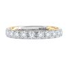 A. Jaffe Metropolitan Diamond Wedding Band in Two Tone 18K Gold