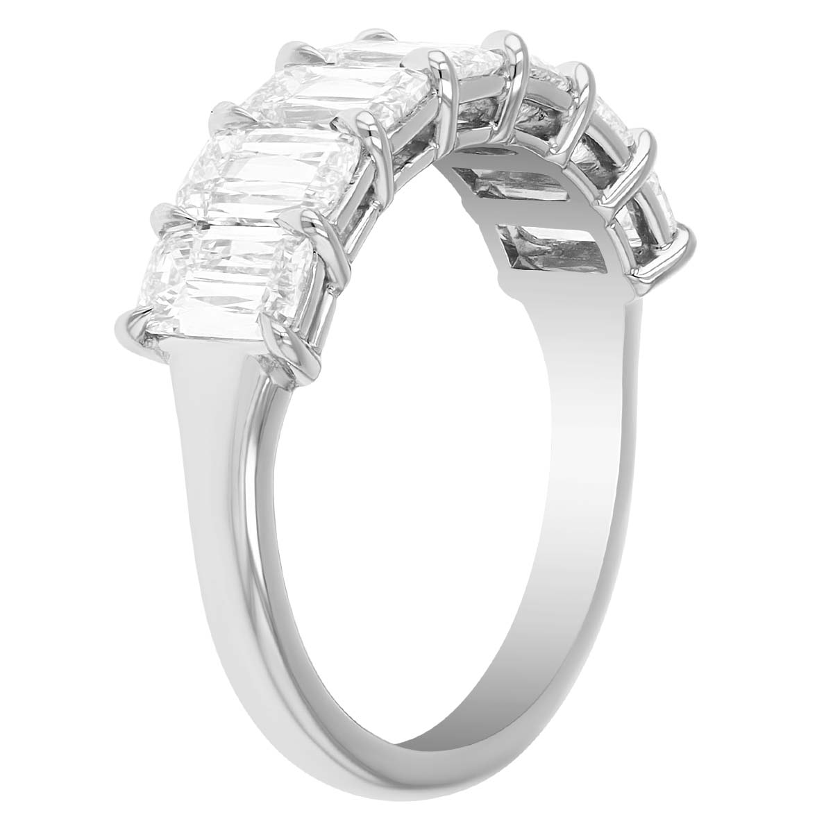 Kwiat Ashoka Diamond Wedding Band in Platinum, 2.28 carats