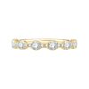 A. Jaffe Floating Bubble Diamond Wedding Band in 14K Yellow Gold