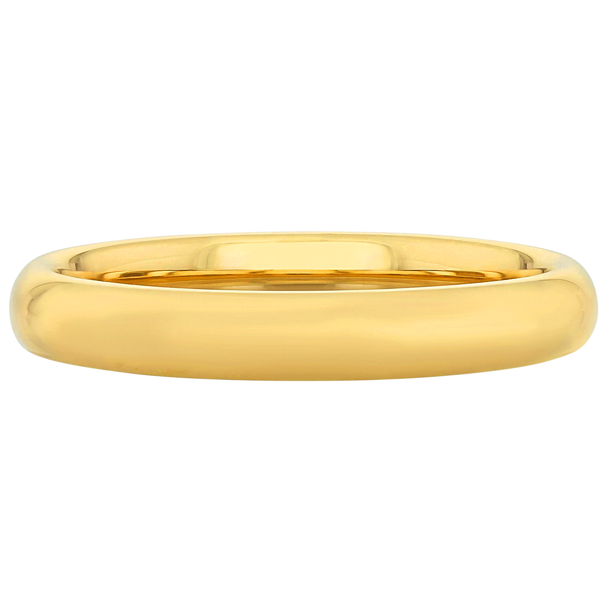 Yellow Gold Comfort Fit Ergofit 2.5 mm Wedding Band, Size 6