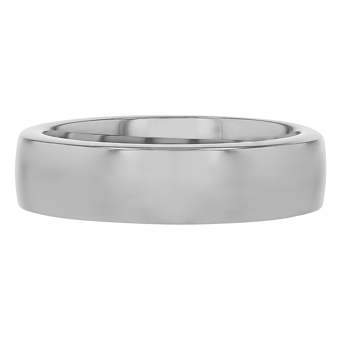 Platinum Comfort Fit 6 mm Wedding Band, Size 10