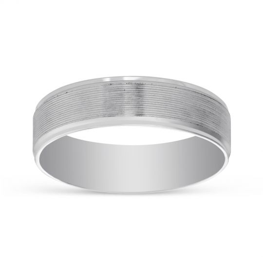 Size 10 Titanium Gold Plated Grooved 6mm Polished Band