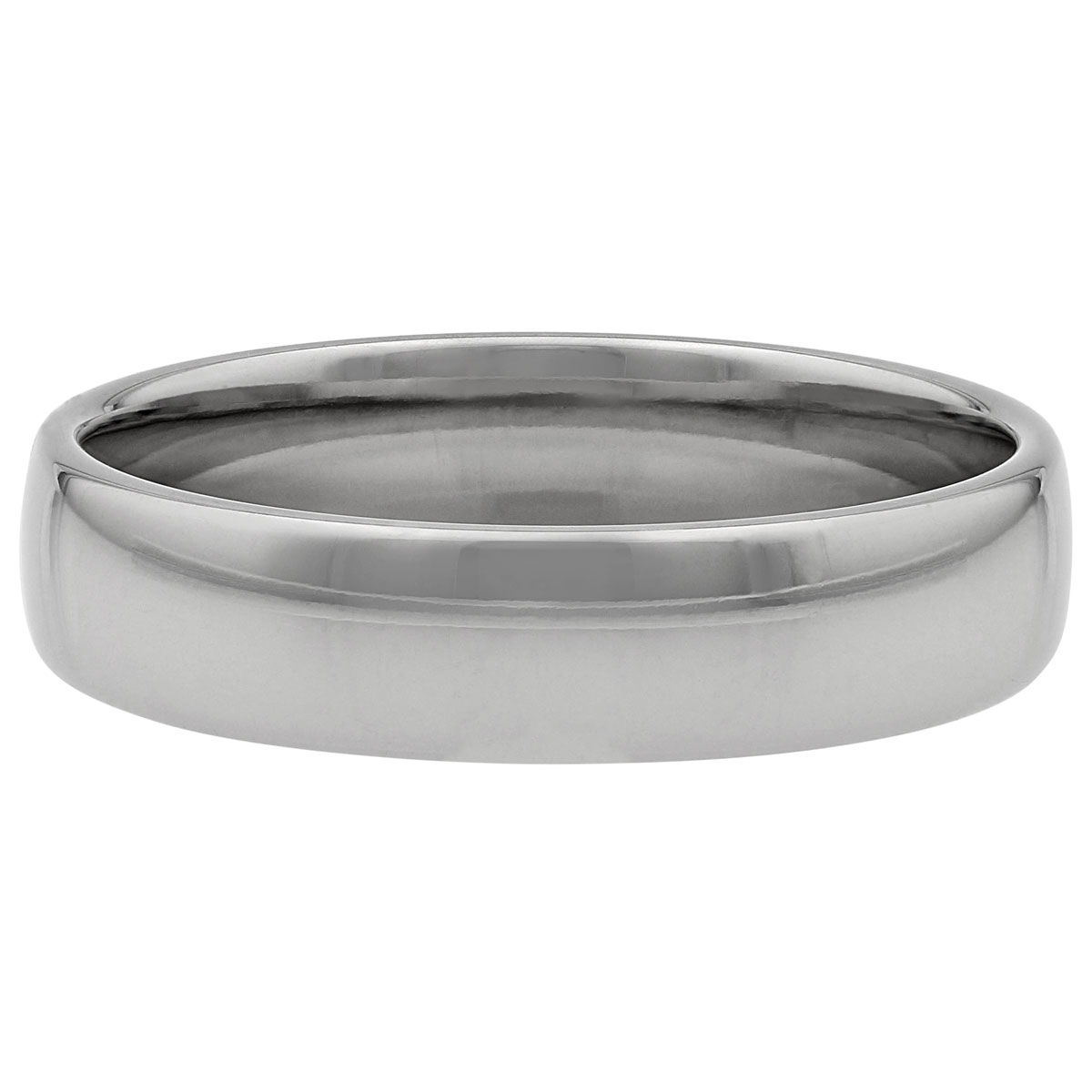 Furrer-Jacot White Gold Classic 5 mm Wedding Band, Size 10