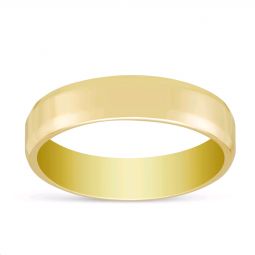 Details about   14K YELLOW GOLD PLAIN GOLD POLISHED WEDDING BAND RING SIZE 6.5 