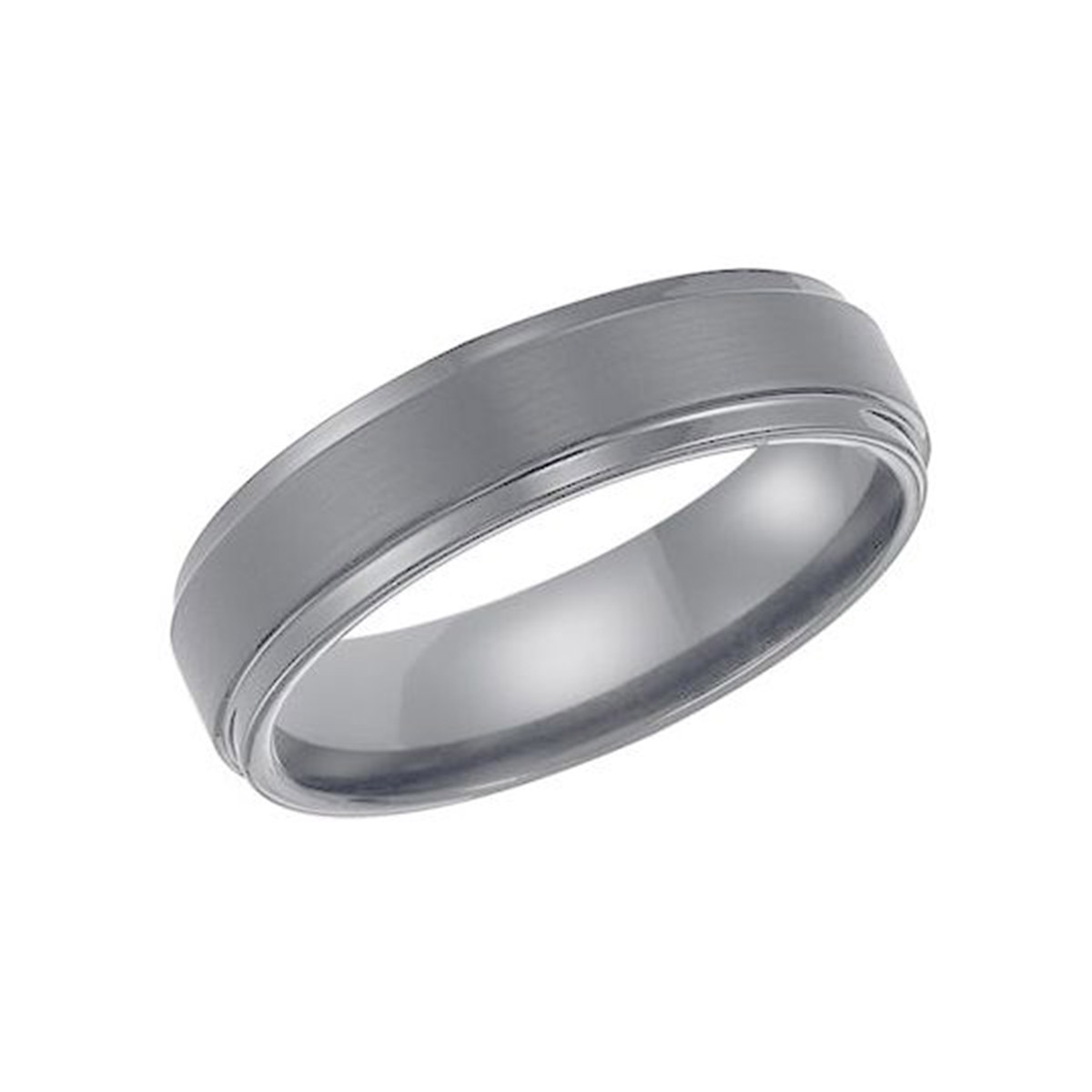 Tungsten Satin Finish Wedding Band, Size 10
