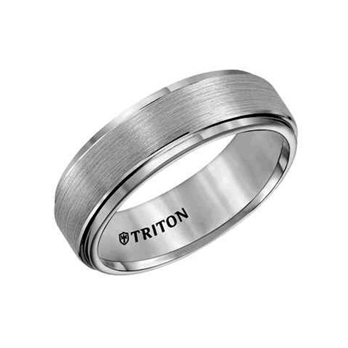 Tungsten Carbide With Satin Finish Wedding Band, Size 10