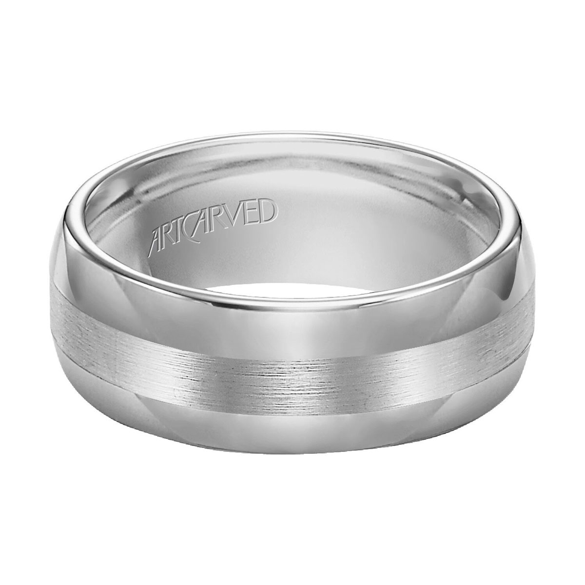 ArtCarved Orion Tungsten Comfort Fit 8 mm Wedding Band