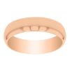 Rose Gold 6 mm Comfort Fit Wedding Band, Size 10