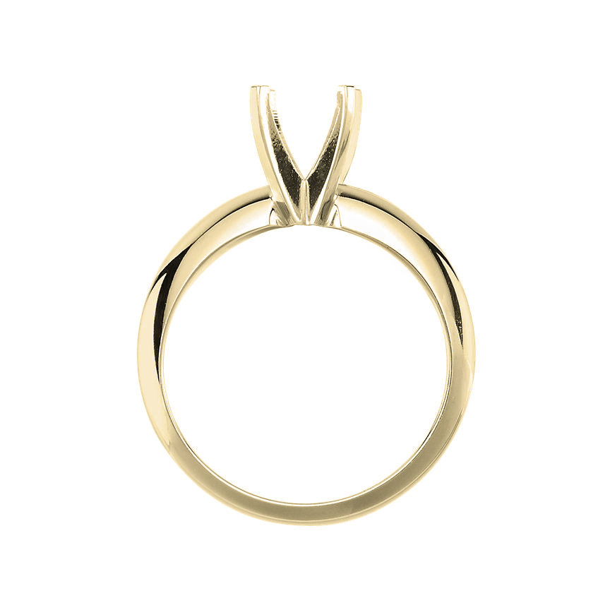 14K Yellow Gold Solitaire Setting