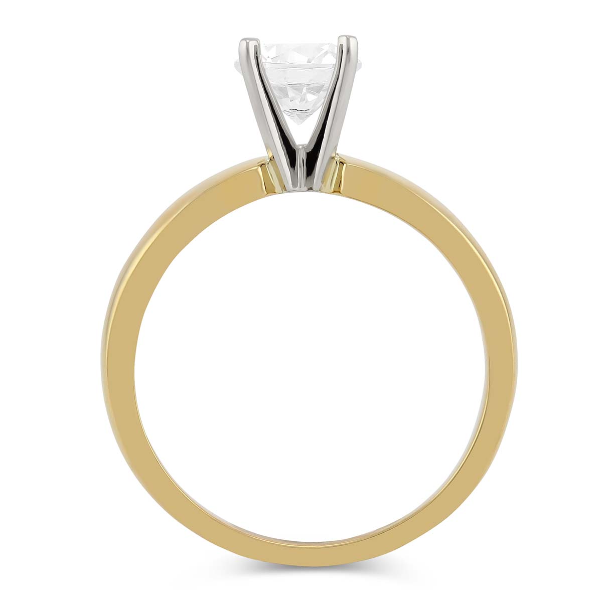 Yellow Gold 3mm Solitaire Ring Setting