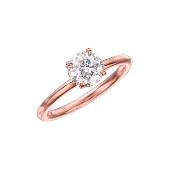 rose gold solitaire rose gold solitaire