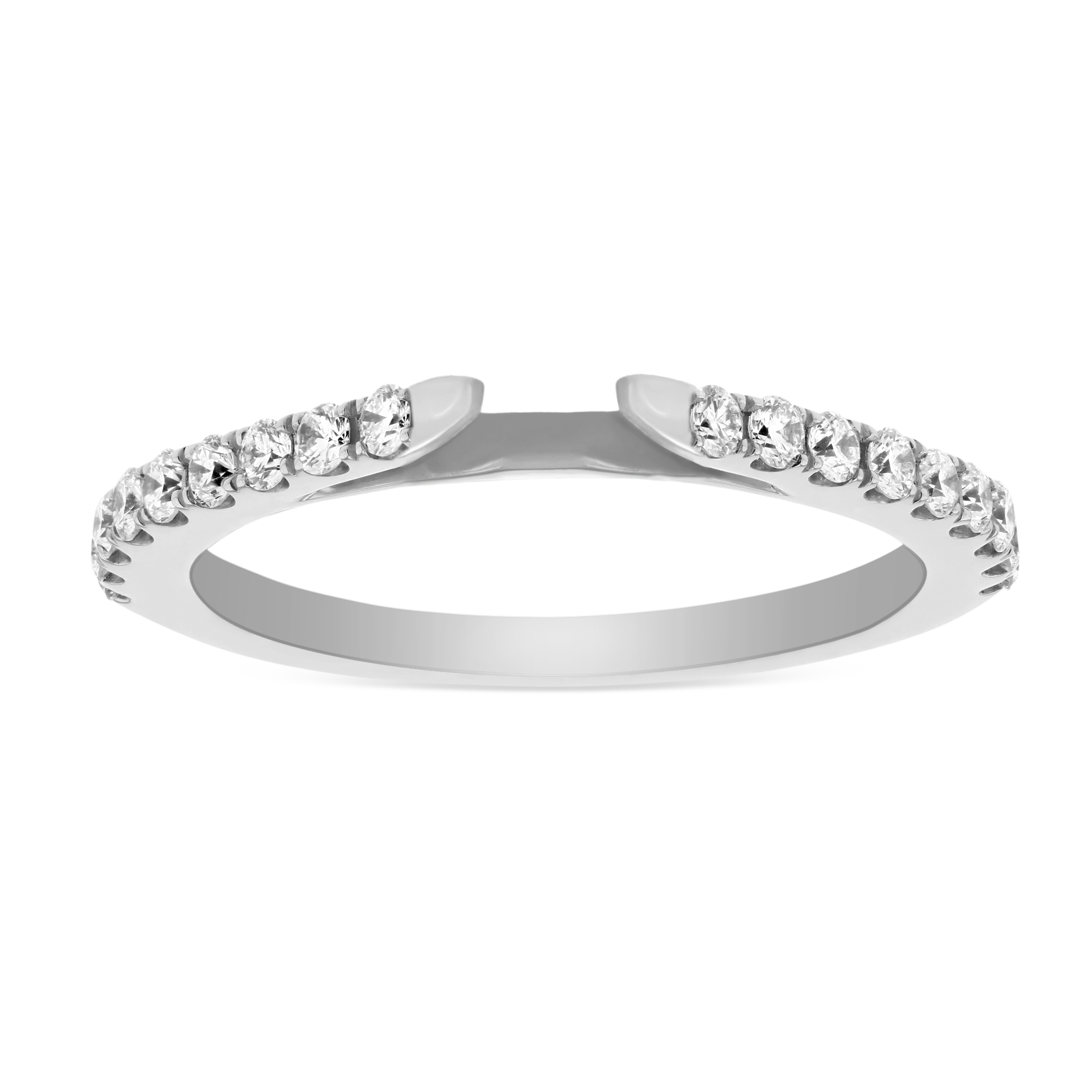 White Gold Diamond Ring Setting With Diamond Gallery