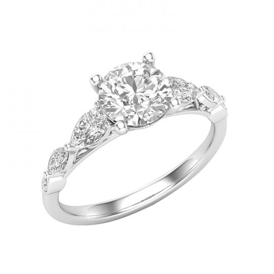 Flawless Russian Diamond Ring Exquisitely Designed Jewelry Various Sizes