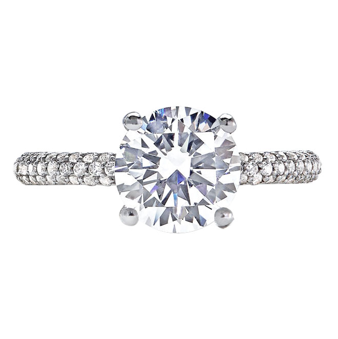 Peter Storm Diamond Wrapped Ring Setting with Gallery in White Gold