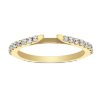 Yellow Gold Single Row Diamond Ring Setting