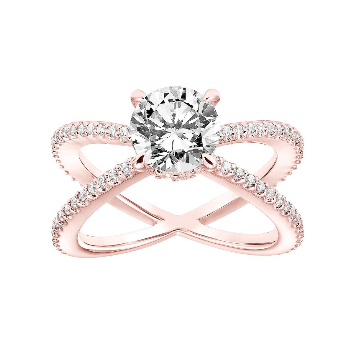 rose gold ring with opal