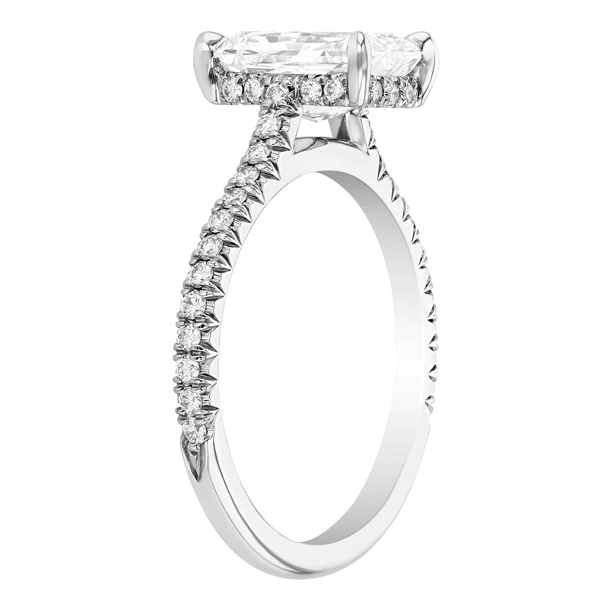Kwiat Radiant Diamond Engagement Ring in Platinum