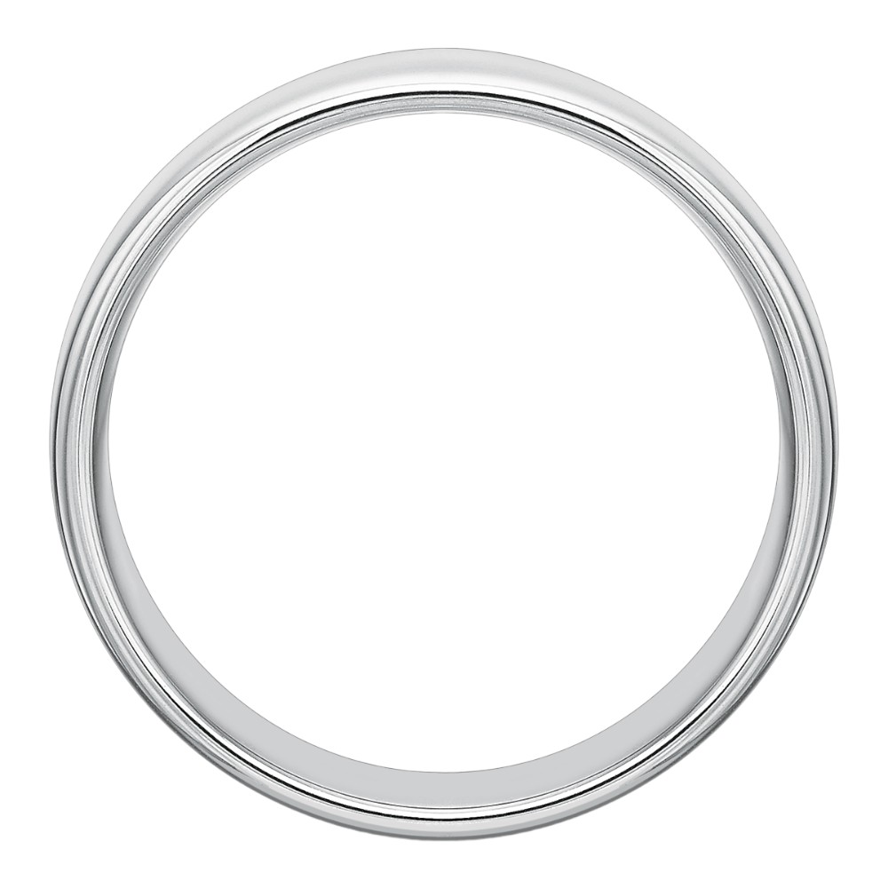 Platinum Low Dome 5 mm Wedding Band