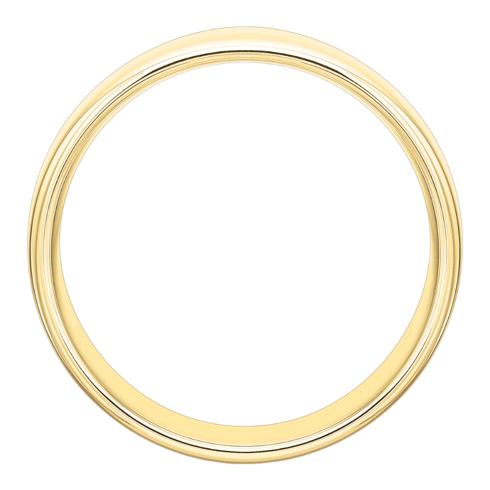 Yellow Gold Low Dome 5 mm Wedding Band