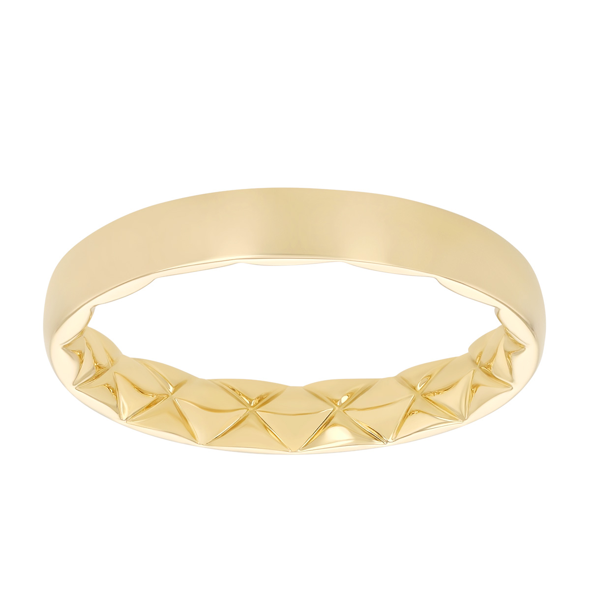 A. Jaffe Yellow Gold Wedding Band, 2.5 mm