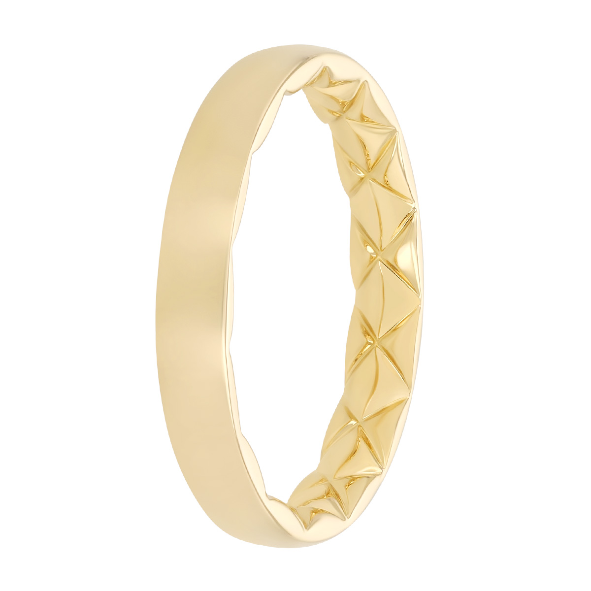 A. Jaffe Yellow Gold Wedding Band, 2.5 mm