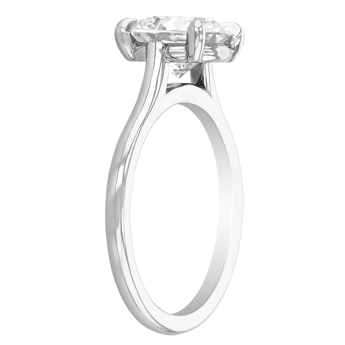 Kwiat Platinum Round Diamond Solitaire Ring, 2.01 ct