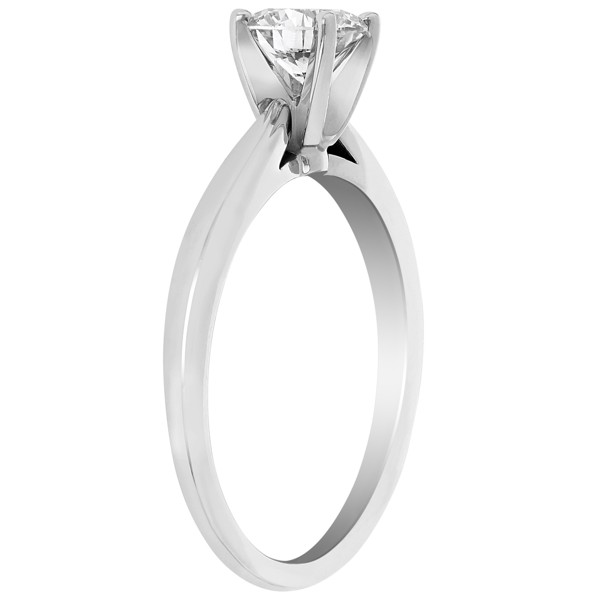 ALTR Lab Grown Round Diamond Solitaire Engagement Ring in White Gold, .71 ct