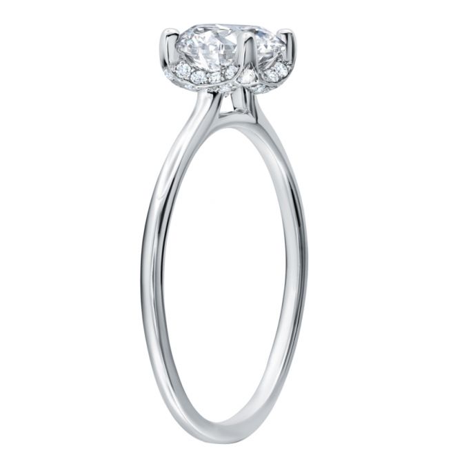 Peekaboo online diamond setting