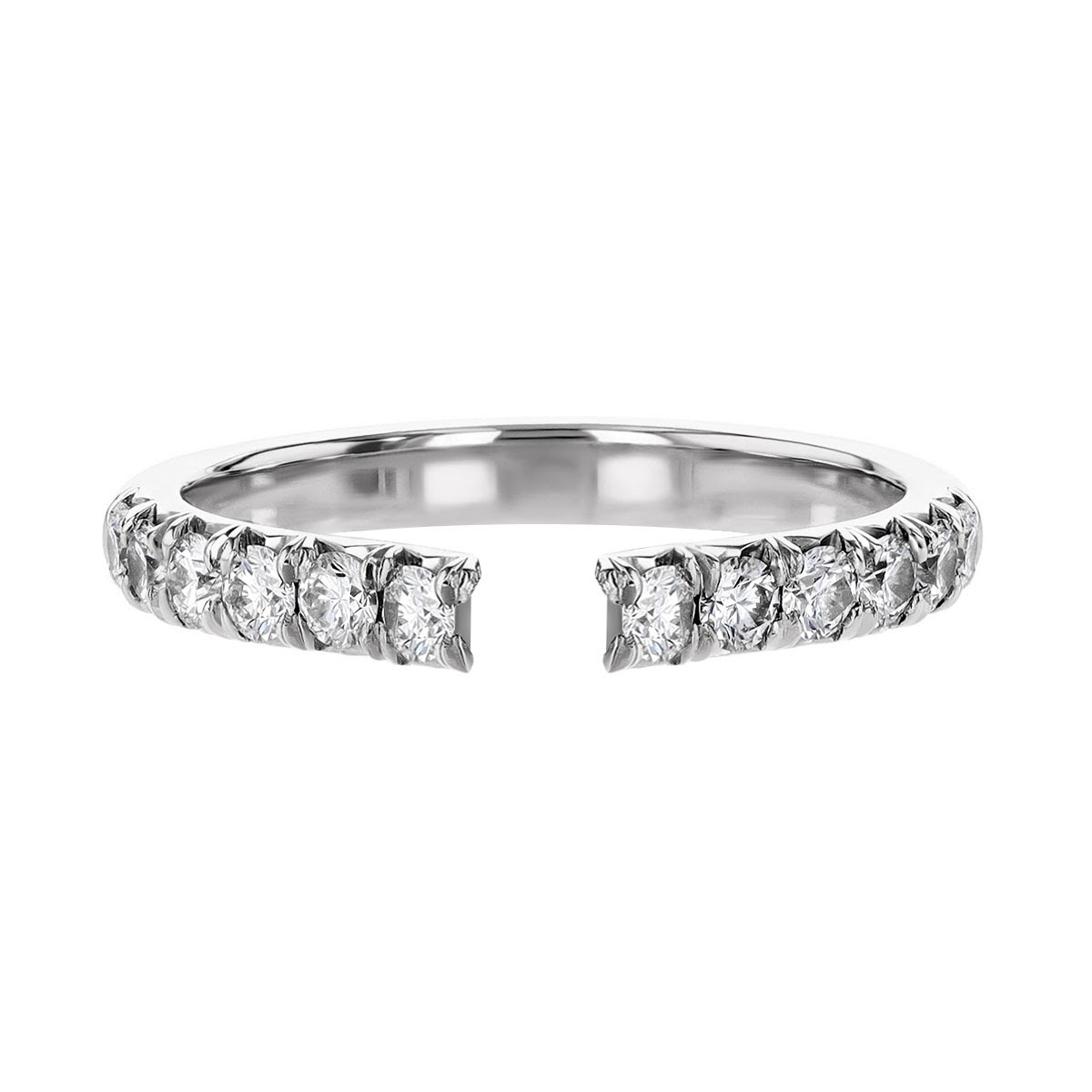 18K Gold Diamond Flush Fit Engagement Ring Setting