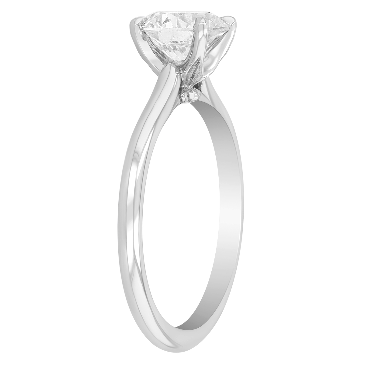 Kalahari Dream Round Diamond Solitaire Engagement Ring in 18K Yellow Gold, 1.22 ct