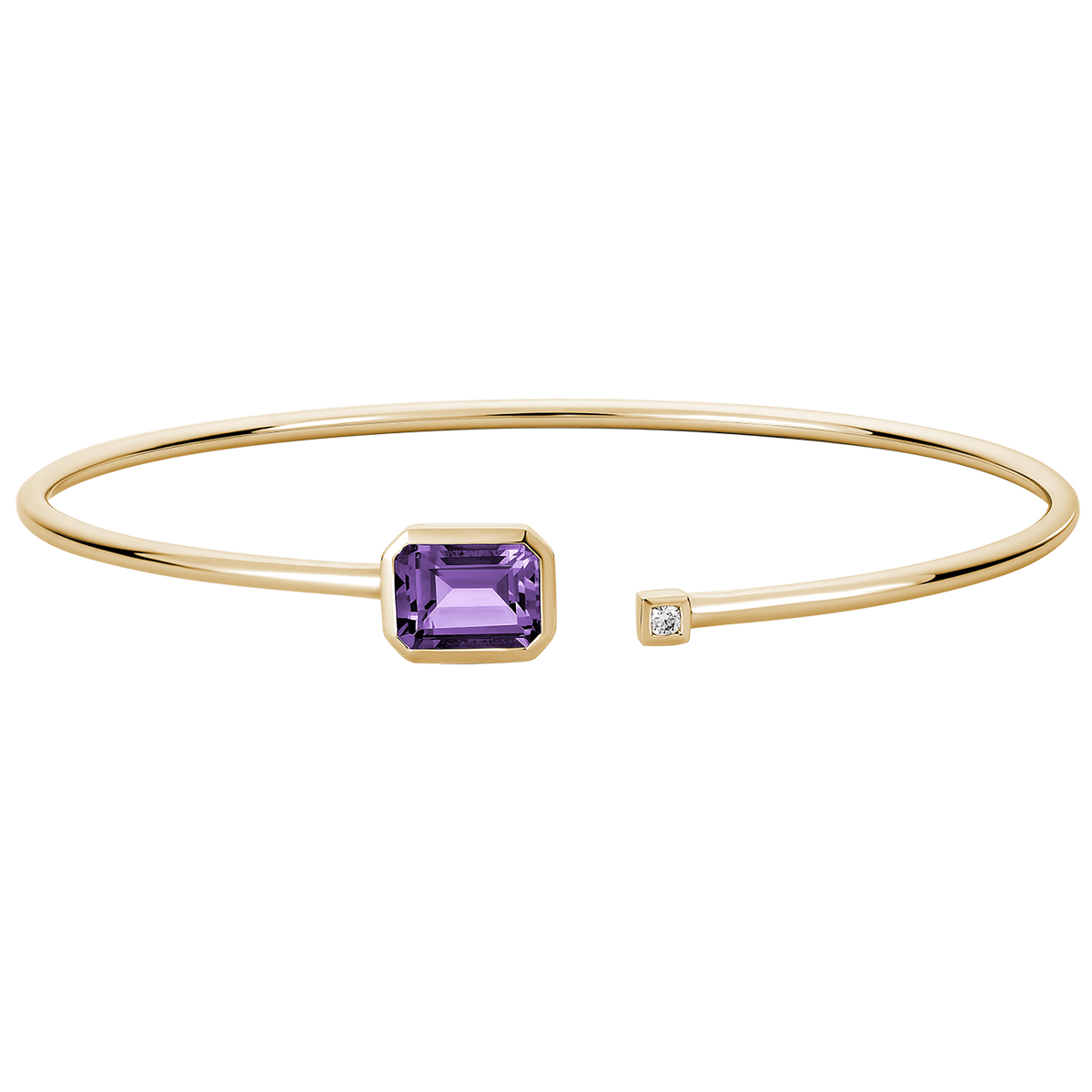 Amethyst shop cuff bracelet