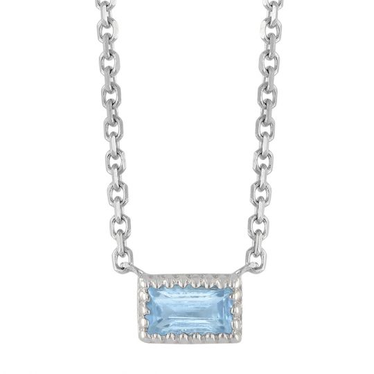 aquamarine necklace