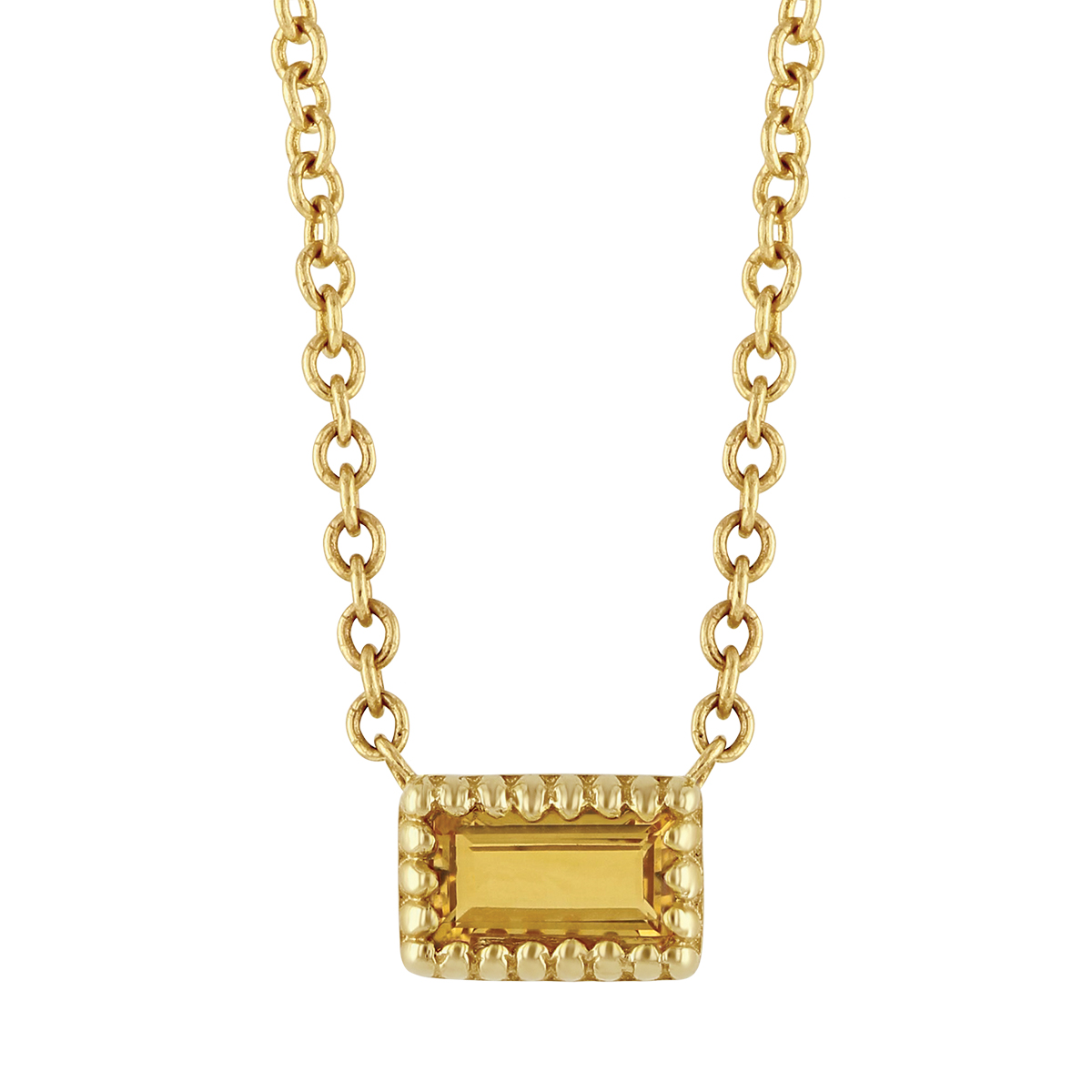 citrine necklace