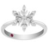 Roberto Coin Frozen 2 Diamond Snowflake Ring in White Gold