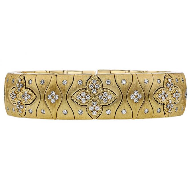 PRINCESS BANGLE WITH DIAMONDS - Roberto Coin