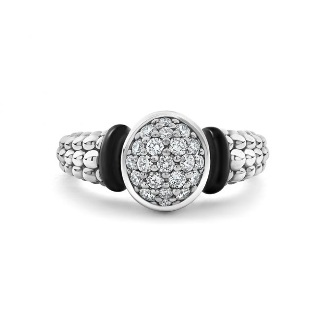 LAGOS Black Caviar Diamond Ring