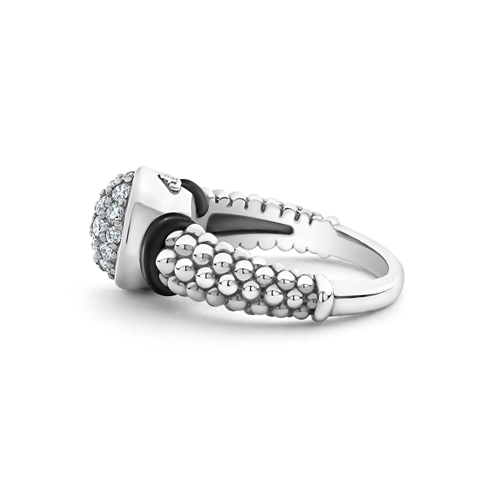 LAGOS Black Caviar Diamond Ring
