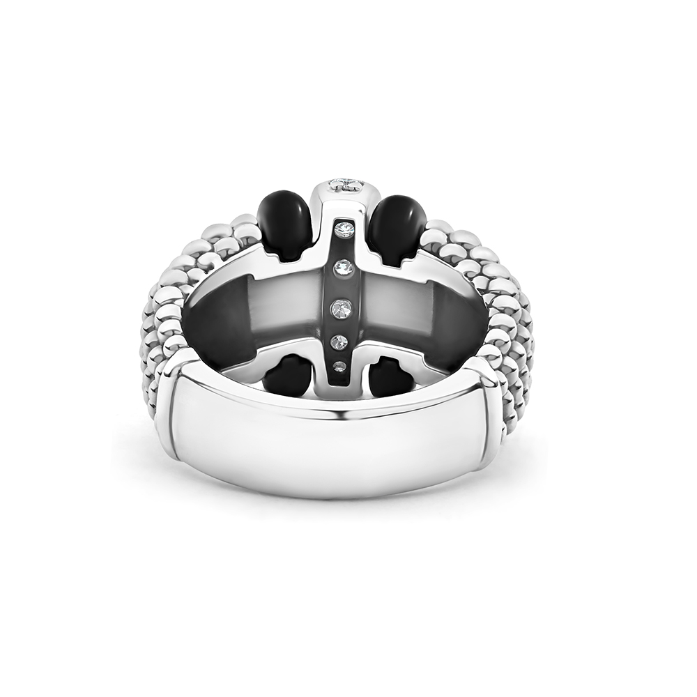 LAGOS Black Caviar Diamond Ring