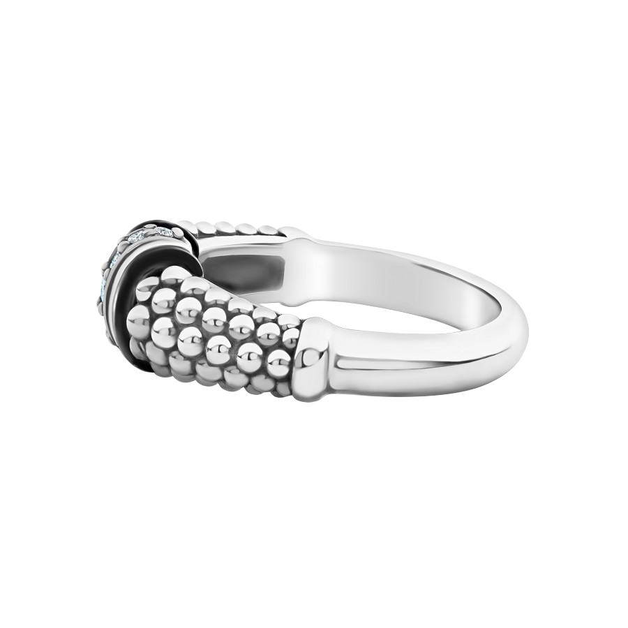 LAGOS Black Caviar Diamond Ring