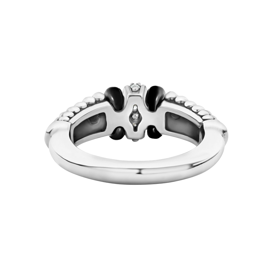 LAGOS Black Caviar Diamond Ring