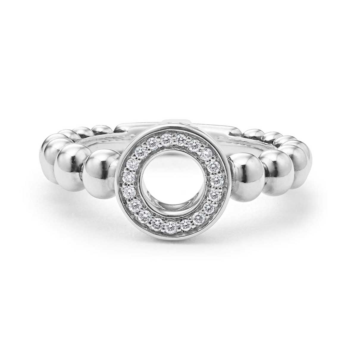 LAGOS Caviar Spark Diamond Circle Ring, Size 6